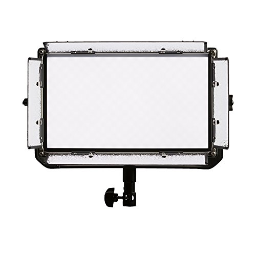 Ikan Lyra (3X) バイカラー 3200K-5600K ソフトパネル (1) 1 x 1 (2) ハーフスタジオ&フィールド LED 照明キット 納屋のドア、スタンド、ケースを含む バイカラー 調節可能 LB-1F2H の商品画像 3