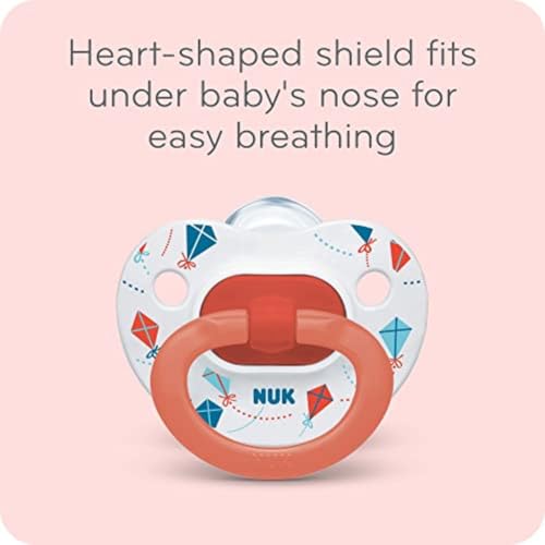 Image of NUK Comfy Orthodontic Pacifiers for 0-6 Months - BPA-Free,Soft & Durable Design for Baby Comfort,(Pack of 60)