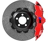 Pure Print Cut Performance Bremssattel Aufkleber Hitzebeständig und Wetterfester Sticker Power 48 mm und 35 mm passend für viele Fahrzeuge (Schwarz)