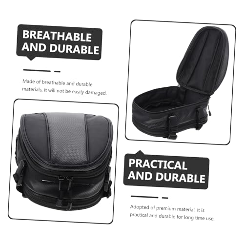 Bolsa trasera impermeable para motocicleta y porta casco, bolsa multipropósito para asiento trasero de moto para conducción al aire libre y deportes de motor miniatura 3