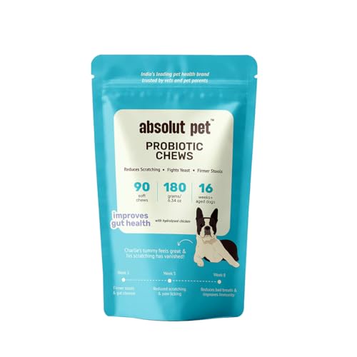 Image of Absolut Pet Probiotic Gut Health Chews for Dogs |90 Chews
