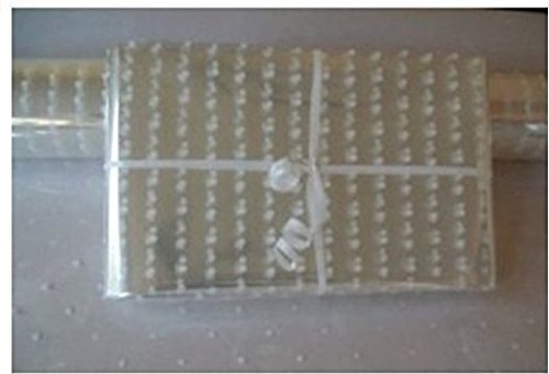 Nastro di Cellophane 2m x 80cm con pois Bianchi