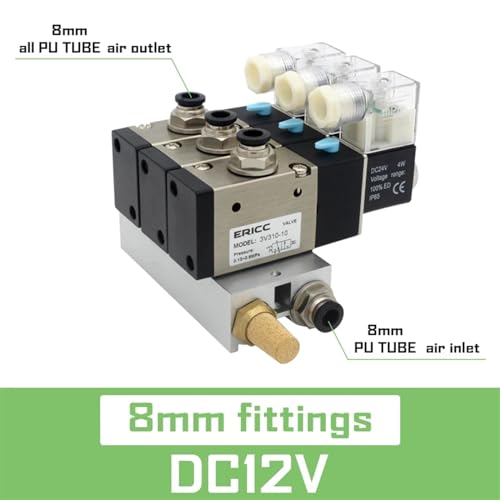 Électrovanne de précision 5 stations normalement fermée 12V 24V - 3