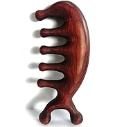 Waakuum Massage Comb Jade Like Scalp Massager Comb, Gua Sha Comb for Blood Circulation & Acupressure
