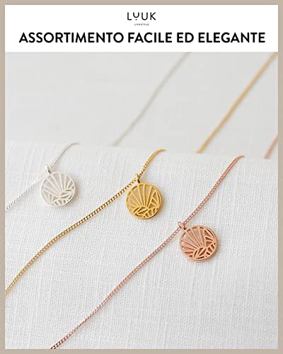 LUUK LIFESTYLE Catenella in argento sterling 925