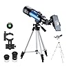 70 mm refractor-telescoop met statief en zoeker voor kinderen en astronomie-beginners, 400 mm brandpuntsafstand…