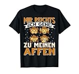 Lustige Affen Damen Herren Kinder