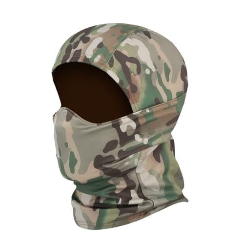Qavctw Tactical Balaclava Military Training Mask for Men Women - Full Face Shooting Riding Hiking Paintball Fishing Hunting Outdoor Breathable