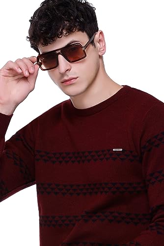 Image of GODFREY Full Sleeve Woolen Sweater for Man Winter Wear - Round Neck Pullover Regular Fit