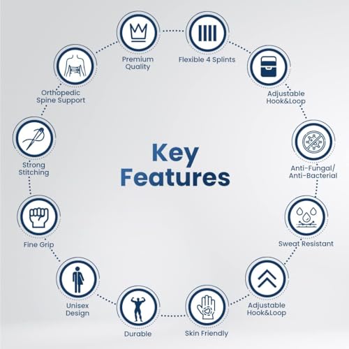 Image of Dr Trust USA Lumbar Support Belt for Back Pain Relief, Orthopedic Adjustable Lumbo sacral Spine Strain Belt For Backache, Posture Corrector, Waist, Lower Back Support For Men /Women -329 (Small)