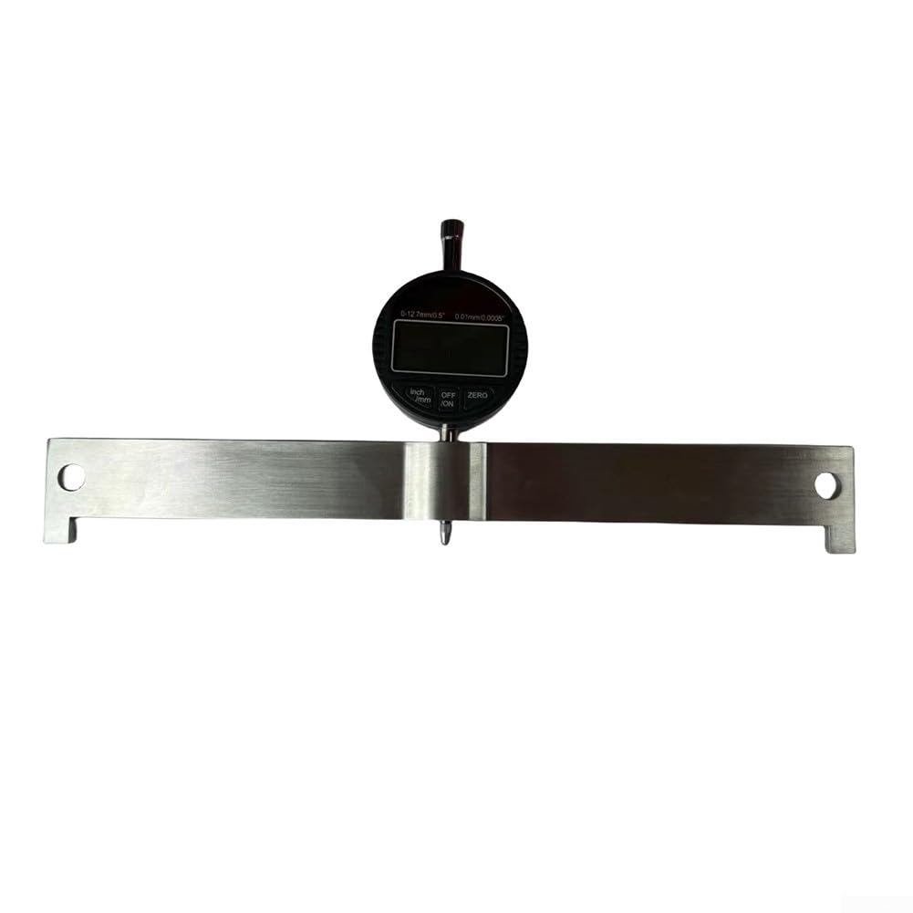 Livellamento della chitarra, set di 2 strumenti per livellamento del collo, tastiera e calibrazione, lettura accurata, costruzione in metallo, liutaio fai da te