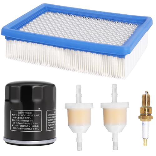 Podoy Golf Cart Tune Up Kit Compatible with Club Car DS 1992-2004 4-Cycle Gas Cart with FE290 FE350 Engines 1015426 1016467 41016467 1013684 1014522 102003201Air Oil Fuel Filter and F7TC Spark Plug