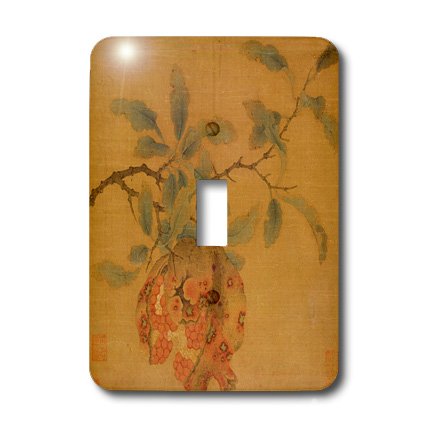 Image de fleur chinoise pour cacher interrupteur jauni 1200S