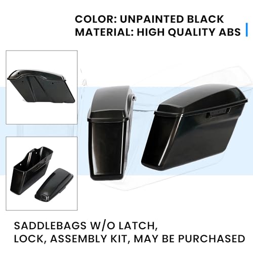 Ecotric Saddlebags rígidas sin hardware para motos Touring miniatura 6