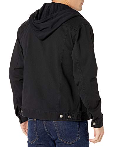 Image of LRG Mens Lrg Men's Lifted Research Collection Hooded Denim Jacket