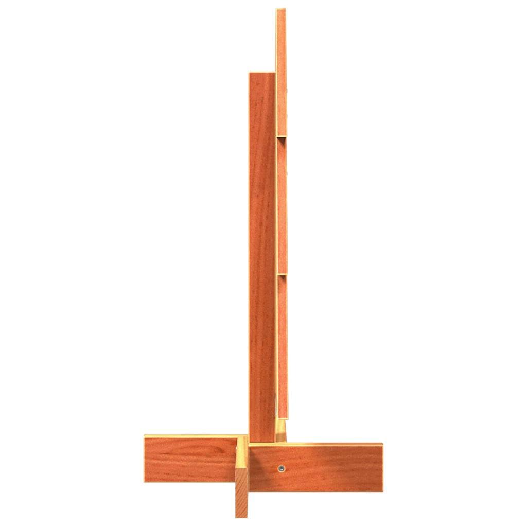Choinka do dekoracji, woskowobrązowa 60 cm, lite drewno sosnowe, rustykalny urok do domu i biura, indywidualna aranżacja, stabilna podstawa, idealna do dekoracji świątecznych wewnątrz