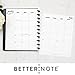 BetterNote 2026 Monthly Calendar Refill Fits Discbound Notebooks, Fits Big Happy Planner, Levenger Circa, Arc Staples, TUL Office Depot, InkWell Press (Whimsy, 11-Disc, 8.5