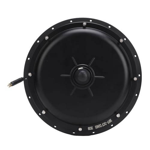POENVFPO Motor de Cubo de Ciclo Eléctrico, Motor de Cubo de Scooter de Aleación de Aluminio de 36 V 500 W Motor de Cubo sin Engranajes de Tracción Delantera de 100 Mm con 3 Modos de