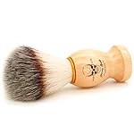 Shaving Brush for Men, Wood handle Shave Brush,Mens Shaving Cream & Soap Brush (skull) - Image 2