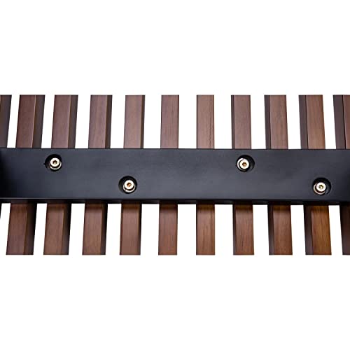 Leisuremod Mid-Century Inwood Platform Bench In Dark Walnut- 6 Feet #TOP3