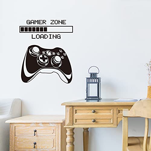 Gamer Zone Peel and Stick Wallpaper, Video Game Room Decor, Gamer Room Decor for Boys, Gamer Wall Decals, Gamer Decor for Boys Room, Game Room Decorations for Kids Living Room Boys Bedroom Playroom