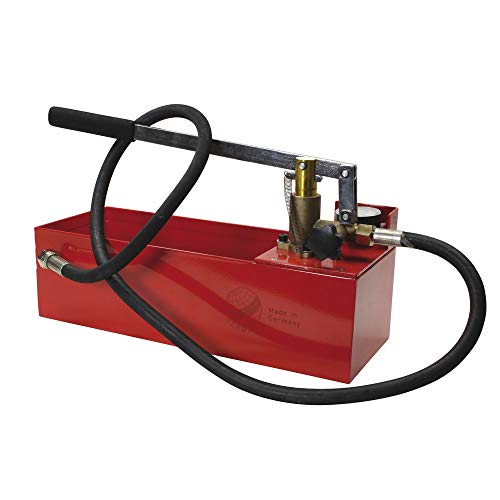 Dönges Bomba de prueba de presión con 1 reloj de medición, presión de funcionamiento de hasta 60 bar, conexión de 1/2 pulgada