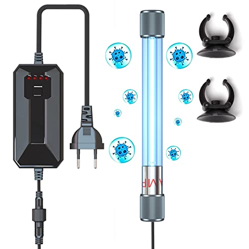 Bonlux 13W UV-Sterilisator für Aquarium Saubere Lampe mit Timer, Aquarium-Tötungsmaschine, Wasserdicht UV-Licht für Teich, Schwimmbad Cover