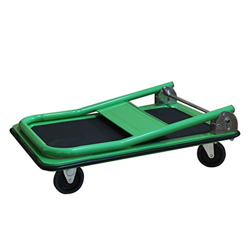 Carretilla plegable de acero con ruedas de PU para carga 150 kg miniatura 4