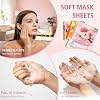 Mascarillas Faciales, Set de 60 Mascarillas para Cuidado de la Piel, Regalos al por Mayor para Mujeres, Mascarillas de Tela Hidratantes, Suministros de Spa y Favores para Fiestas, Set de Regalo para Cumpleaños, Despedida de Soltera, Navidad y Relleno de Calcetines, para Todo Tipo de Piel, 1 Unidad (Paquete de 60) 6