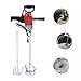 Concrete Mixers, 2400W 1200rpm Corded Electric Drill Mixer Set for Concrete & Mud - Powerful Mixing Tool with Auxiliary Handle
