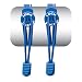 LOCK LACES (Elastic Shoelace and Fastening System) (Blue)