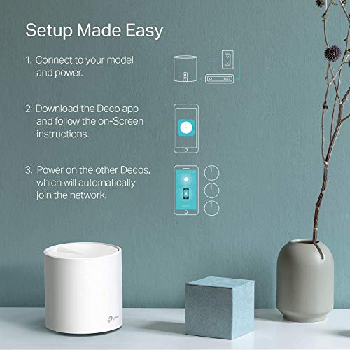 TP-Link Deco X60 WiFi 6 AX3000 Whole-Home Mesh Wi-Fi System, 3-Pack - Image 8