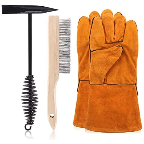 Swpeet Welding Hammer and Scratch Wire Brush Kit Cover