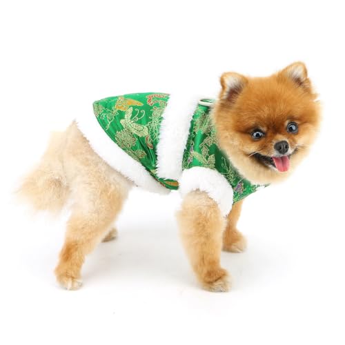 Disfraz chino brocado para perro pequeño PAIDEFUL L miniatura 5