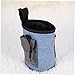 CIYODO Multi Function Portable Training Pouch for Outdoor Storage Durable Blue Pet Food Bag with Drawstring for Travel Camping and Sightseeing