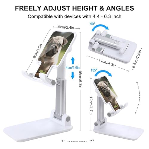 Support téléphone portable pliable universel inclinement réglable bureau lit smartphone - 2