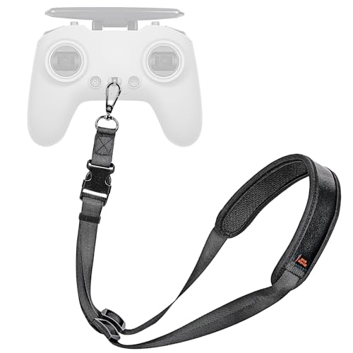 Cordón para control remoto DJI FPV 3 2 correa cuello acolchada ajustable negra 1