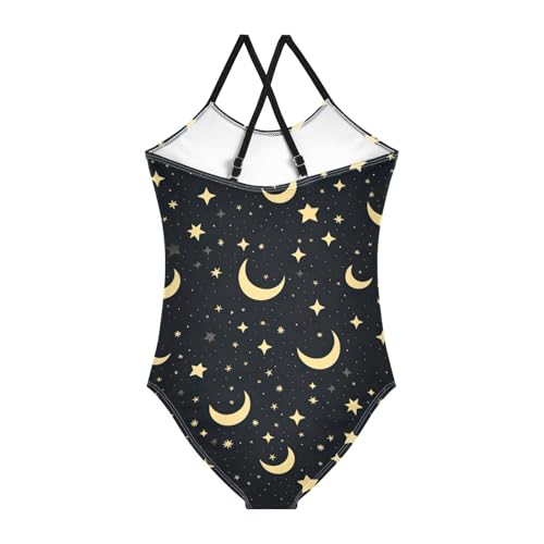 Stars and Moon Girls One Piece Swimsuit Beach Swimwear 208540272