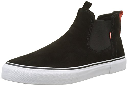 Globe Dover, Chaussures de Skateboard Homme-Noir (Black/White/TF 20345)-43 EU/US:10