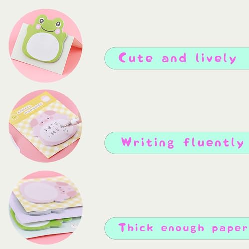 32 Paket Kleine Blöcke für Kinder Mitgebsel, Klebezettel, Cartoon Haftnotizen, Selbstklebende Notizblöcke, Kleine Geschenke für Schüler Kindergeburtstag(B)