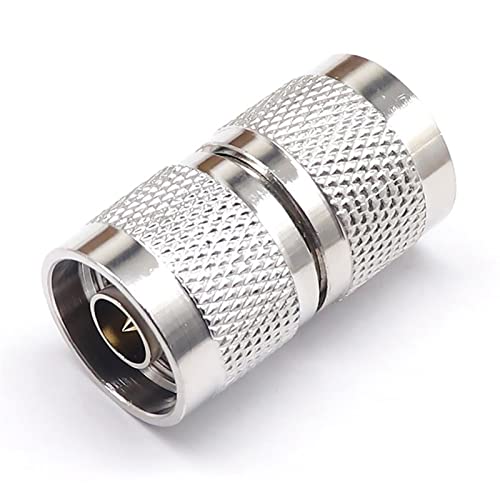 Connecteur RF N-JJ double tête mâle N passe droite L16 corps robuste