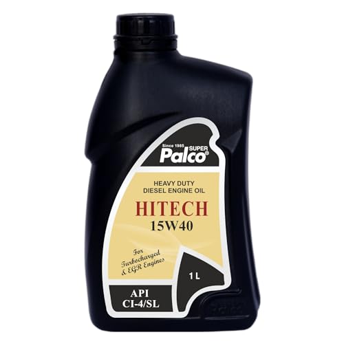 Image of PALCO HITECH 15W40 API: CI4 / SL Heavy Duty Diesel Engine Oil Synthetic Technology | Maximum Power & Superior Protection | For SUVs, MUVs & Crossovers | 1 Litre (Pack of 1)