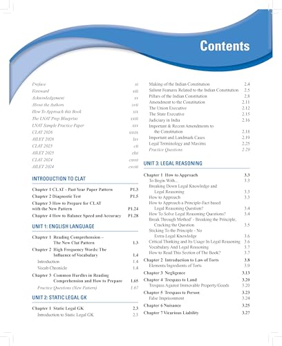 Image of Pearson'26 Complete CLAT Manual (AILET, SLAT, LNAT-UK, DU, BHU, AMU, Jamia, MHCET, PU, LET (ALS Mohali), IIULER Goa, BITS, Law School, IIM ... AILET solved papers| 3300+ practice questions