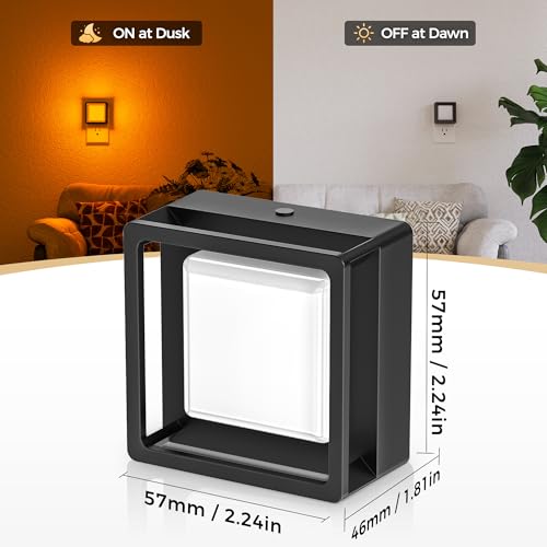 Image of DORESshop LED Night Light, Night Lights Plug Into Wall [2 Pack] with Dusk-to-Dawn Sensor, Dimmable Nightlights, Adjustable Brightness for Bathroom, Hallway, Bedroom,Kids Room,Stairway,3CCT