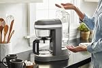 KitchenAid 12 Cup Filter Coffee Machine with Spiral Shower, Matte Charcoal Grey, KCM1208DG