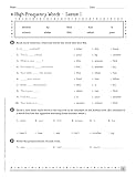 High-Frequency Words, Grades 3-6