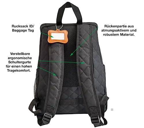 Petpets® Hundereiserucksack -praktische Hunde-Reisetasche für unterwegs. Ideal für Reisen, Camping oder Tagesausflüge mit Hund, Dog Travel Bag