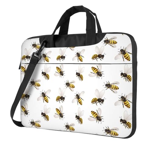 Sac à bandoulière pour ordinateur portable Honey Bee contre les chocs