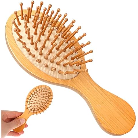 Mozeat Lens Mini Bamboo Hairbrush for Growth Cover