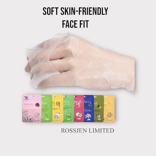 Skincare Face Masks,Organic Face Masks,Collagen Face Masks,Anti-Aging Facial Masks,Skincare Face Masks,Exfoliating Masks,Hydrating Facial Masks,Skincare For All Skin Types.8 Sheets - Image 6